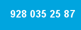 928 035 25 87 928 035 25 87